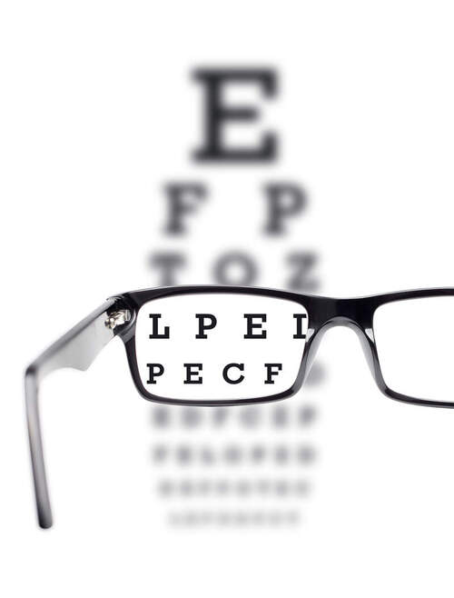 Vision Test for Glasses or Lasik